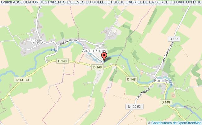 plan association Association Des Parents D'eleves Du College Public Gabriel De La Gorce Du Canton D'hucqueliers HUCQUELIERS