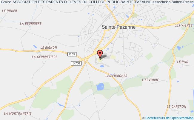 plan association Association Des Parents D'eleves Du College Public Sainte-pazanne Sainte-Pazanne