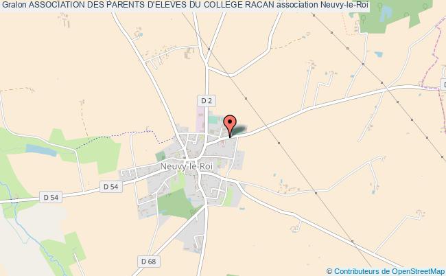 plan association Association Des Parents D'eleves Du College Racan Neuvy-le-Roi