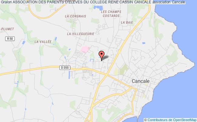 plan association Association Des Parents D'eleves Du College Rene Cassin Cancale Cancale