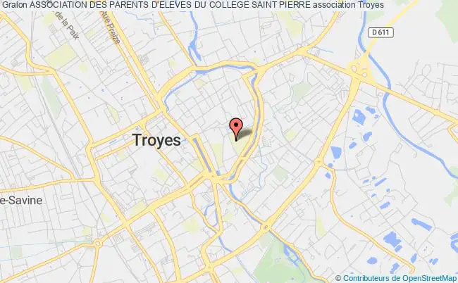 plan association Association Des Parents D'eleves Du College Saint Pierre Troyes