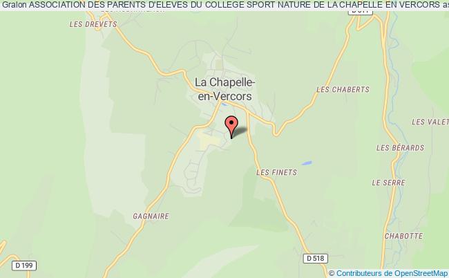 plan association Association Des Parents D'eleves Du College Sport Nature De La Chapelle En Vercors La    Chapelle-en-Vercors