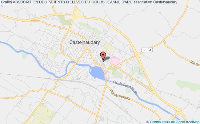 plan association Association Des Parents D'eleves Du Cours Jeanne D'arc Castelnaudary