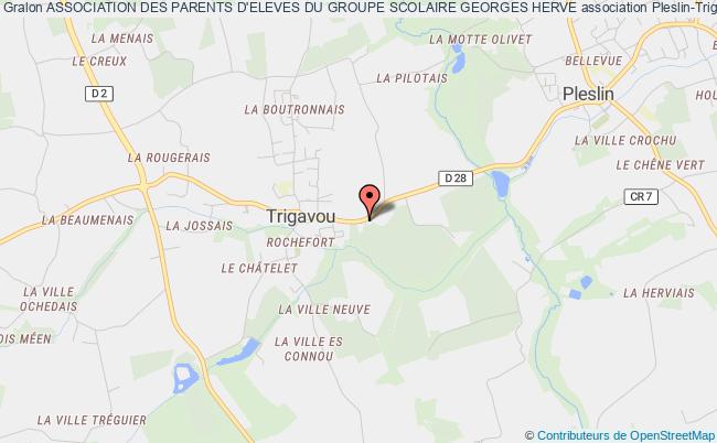 plan association Association Des Parents D'eleves Du Groupe Scolaire Georges Herve Pleslin-Trigavou