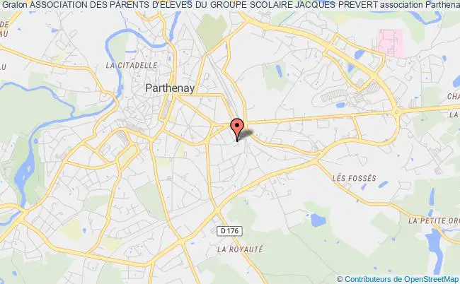 plan association Association Des Parents D'eleves Du Groupe Scolaire Jacques Prevert Parthenay