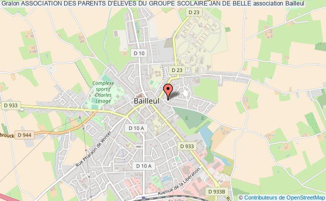 plan association Association Des Parents D'eleves Du Groupe Scolaire Jan De Belle Bailleul