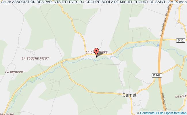 plan association Association Des Parents D'eleves Du Groupe Scolaire Michel Thoury De Saint-james Saint-James