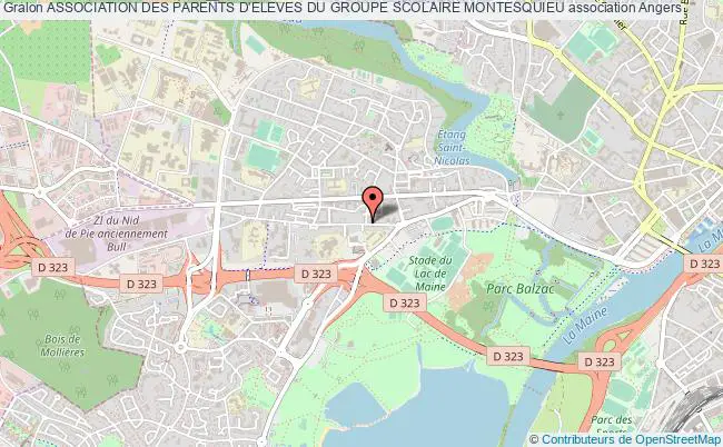 plan association Association Des Parents D'eleves Du Groupe Scolaire Montesquieu Angers