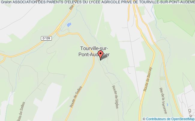 plan association Association Des Parents D'eleves Du Lycee Agricole Prive De Tourville-sur-pont-audemer Tourville-sur-Pont-Audemer