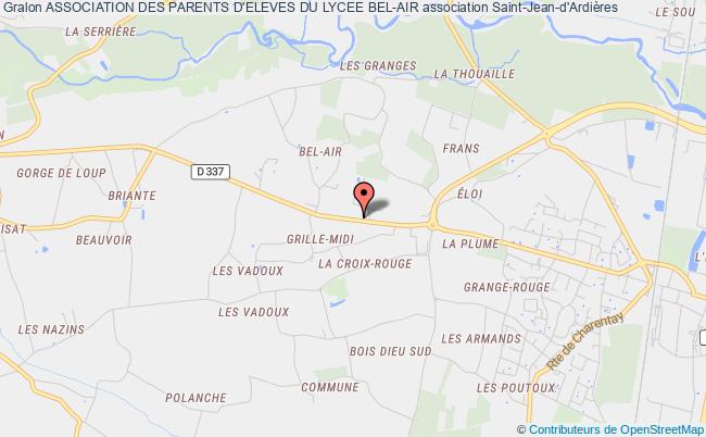 plan association Association Des Parents D'eleves Du Lycee Bel-air Saint-Jean-d'Ardières