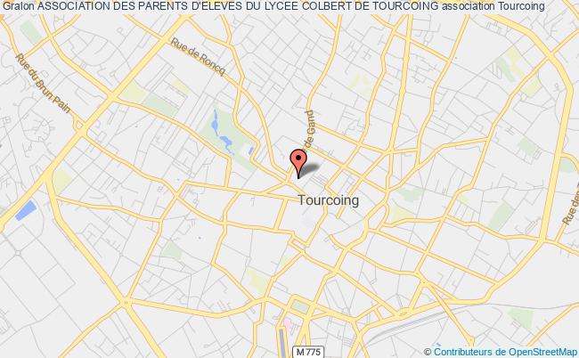 plan association Association Des Parents D'eleves Du Lycee Colbert De Tourcoing Tourcoing Cedex