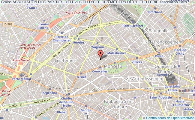 plan association Association Des Parents D'eleves Du Lycee Des Metiers De L'hotellerie Paris