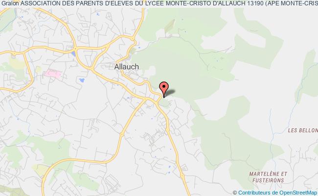plan association Association Des Parents D'eleves Du Lycee Monte-cristo D'allauch 13190 (ape Monte-cristo) Allauch