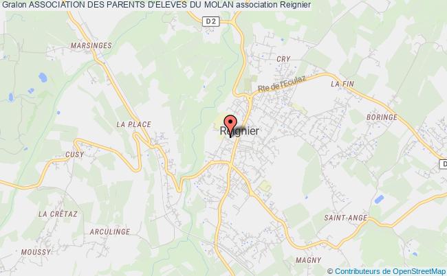 plan association Association Des Parents D'eleves Du Molan Reignier-Ésery