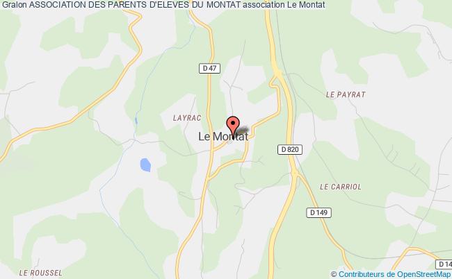 plan association Association Des Parents D'eleves Du Montat Le Montat