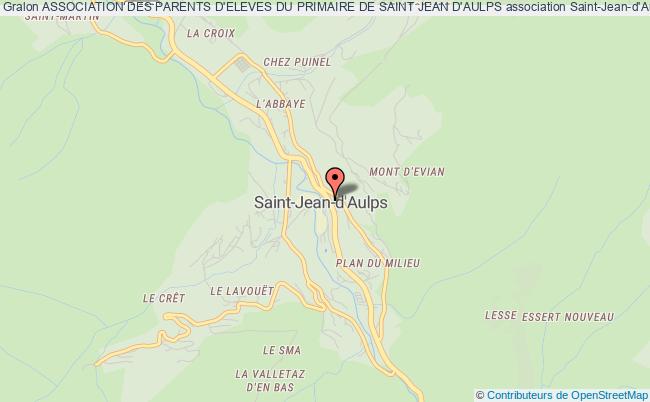 plan association Association Des Parents D'eleves Du Primaire De Saint Jean D'aulps Saint-Jean-d'Aulps