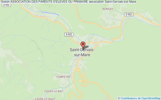 plan association Association Des Parents D'eleves Du Primaire Saint-Gervais-sur-Mare