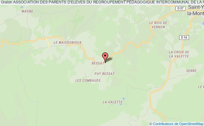 plan association Association Des Parents D'eleves Du Regroupement Pedagogique Intercommunal De La Nouaille / Saint-yrieix-la-montagne Saint-Yrieix-la-Montagne