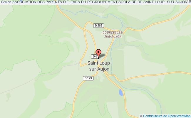 plan association Association Des Parents D'eleves Du Regroupement Scolaire De Saint-loup- Sur-aujon Saint-Loup-sur-Aujon
