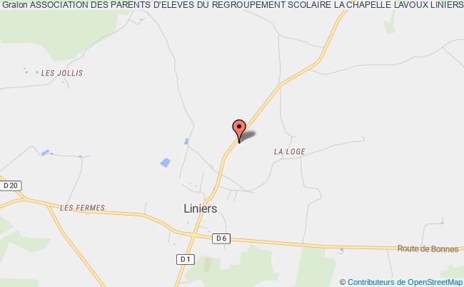 plan association Association Des Parents D'eleves Du Regroupement Scolaire La Chapelle Lavoux Liniers Liniers
