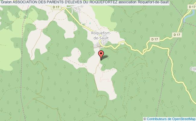plan association Association Des Parents D'eleves Du Roquefortez Roquefort-de-Sault