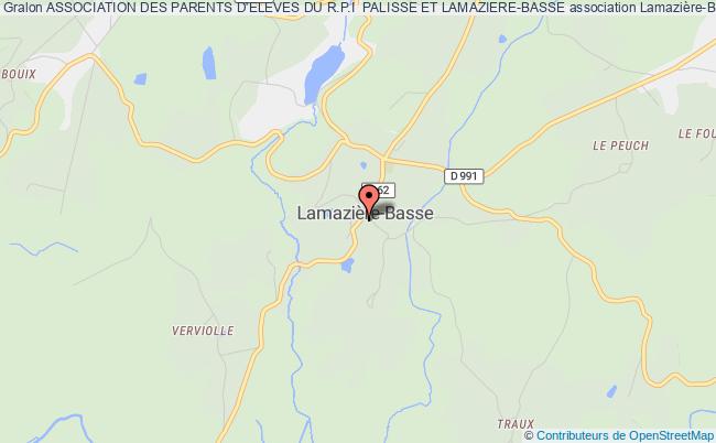 plan association Association Des Parents D'eleves Du R.p.i  Palisse Et Lamaziere-basse Lamazière-Basse