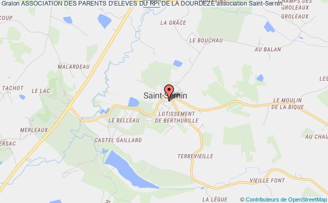 plan association Association Des Parents D'eleves Du Rpi De La Dourdeze Saint-Sernin