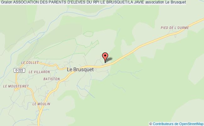 plan association Association Des Parents D'eleves Du Rpi Le Brusquet/la Javie Le    Brusquet