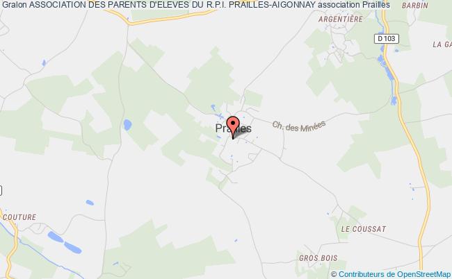 plan association Association Des Parents D'eleves Du R.p.i. Prailles-aigonnay Prailles-La Couarde
