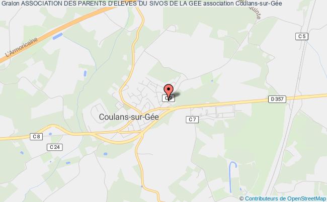 plan association Association Des Parents D'eleves Du Sivos De La Gee Coulans-sur-Gée