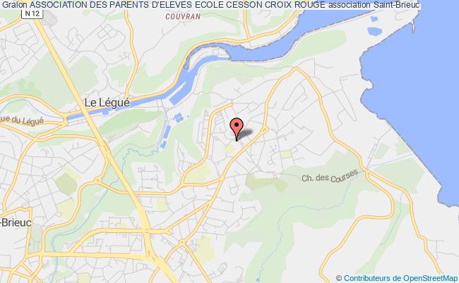 plan association Association Des Parents D'eleves Ecole Cesson Croix Rouge Saint-Brieuc