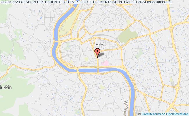 plan association Association Des Parents D'ÉlÈves École ÉlÉmentaire Veigalier 2024 Alès
