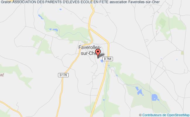 plan association Association Des Parents D'eleves Ecole En Fete Faverolles-sur-Cher