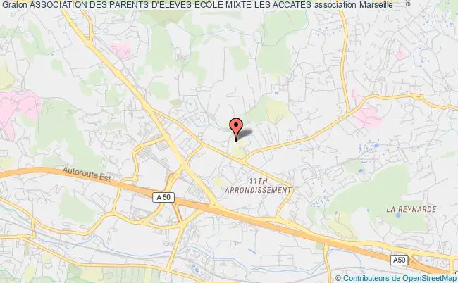 plan association Association Des Parents D'eleves Ecole Mixte Les Accates Marseille
