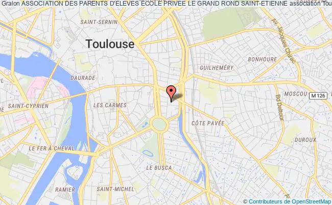 plan association Association Des Parents D'eleves Ecole Privee Le Grand Rond Saint-etienne Toulouse