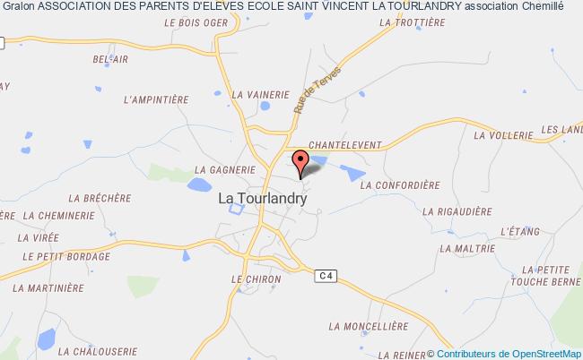 plan association Association Des Parents D'eleves Ecole Saint Vincent La Tourlandry Chemillé-en-Anjou