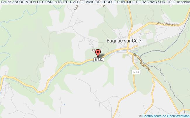 plan association Association Des Parents D'eleves Et Amis De L'ecole Publique De Bagnac-sur-cele Bagnac-sur-Célé
