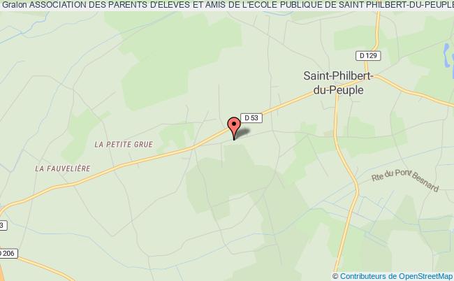 plan association Association Des Parents D'eleves Et Amis De L'ecole Publique De Saint Philbert-du-peuple Saint-Philbert-du-Peuple