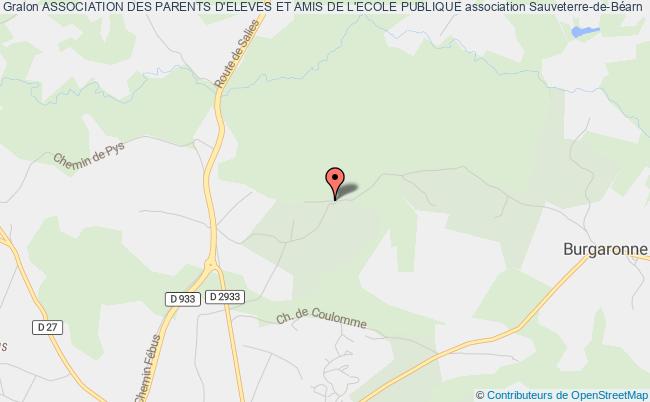 plan association Association Des Parents D'eleves Et Amis De L'ecole Publique Sauveterre-de-Béarn