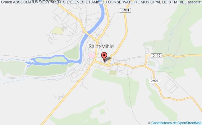 plan association Association Des Parents D'eleves Et Amis Du Conservatoire Municipal De St Mihiel Saint-Mihiel