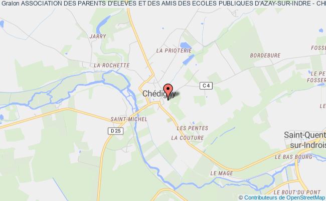 plan association Association Des Parents D'eleves Et Des Amis Des Ecoles Publiques D'azay-sur-indre - Chedigny - St- Quentin-sur-indrois Chédigny