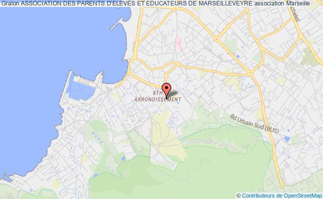 plan association Association Des Parents D'eleves Et Educateurs De Marseilleveyre Marseille