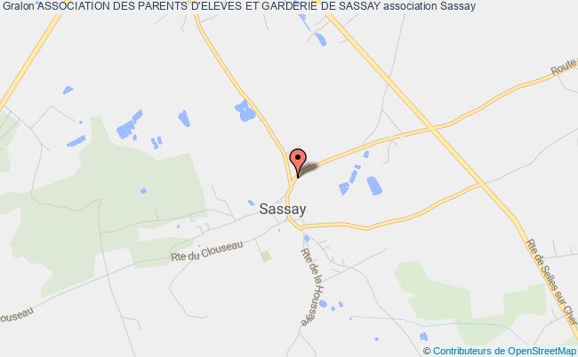 plan association Association Des Parents D'eleves Et Garderie De Sassay Sassay