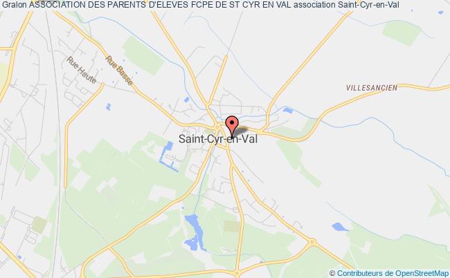 plan association Association Des Parents D'eleves Fcpe De St Cyr En Val Saint-Cyr-en-Val
