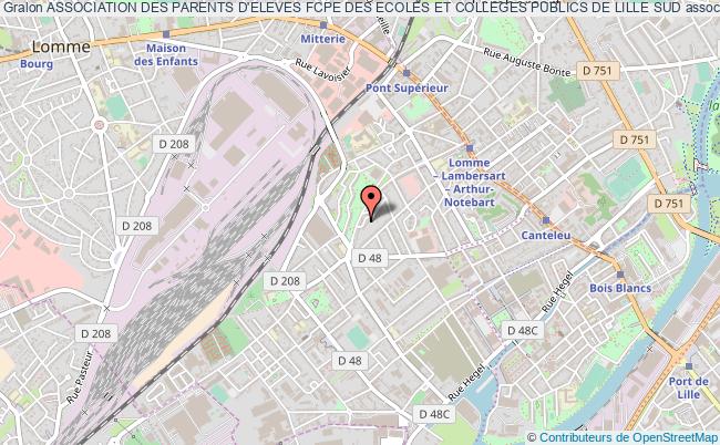 plan association Association Des Parents D'eleves Fcpe Des Ecoles Et Colleges Publics De Lille Sud Lille