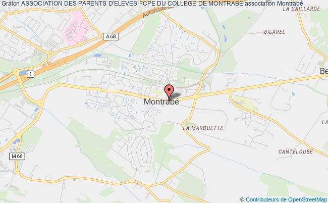 plan association Association Des Parents D'eleves Fcpe Du College De Montrabe Montrabé