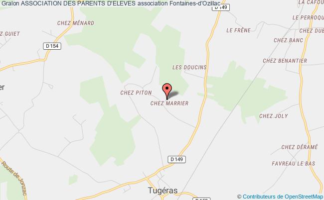 plan association Association Des Parents D'eleves Fontaines-d'Ozillac