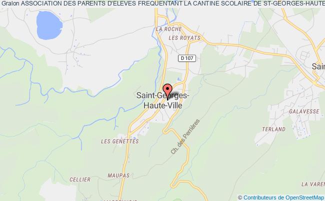 ASSOCIATION DES PARENTS D'ELEVES FREQUENTANT LA CANTINE SCOLAIRE DE ST-GEORGES-HAUTE-VILLE
