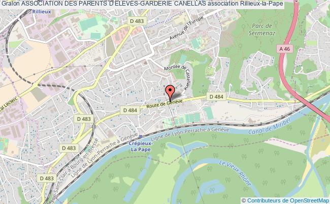 plan association Association Des Parents D'eleves-garderie Canellas Rillieux-la-Pape