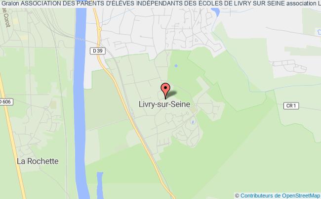 plan association Association Des Parents D'ÉlÈves IndÉpendants Des Écoles De Livry Sur Seine Livry-sur-Seine